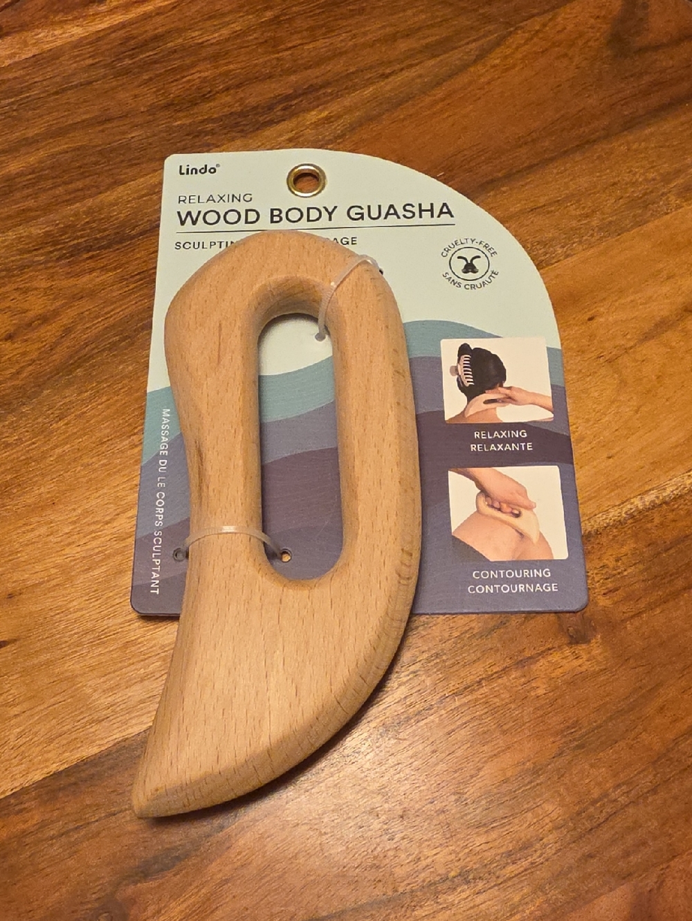Lindo Wood Body Guasha - Natural Wood